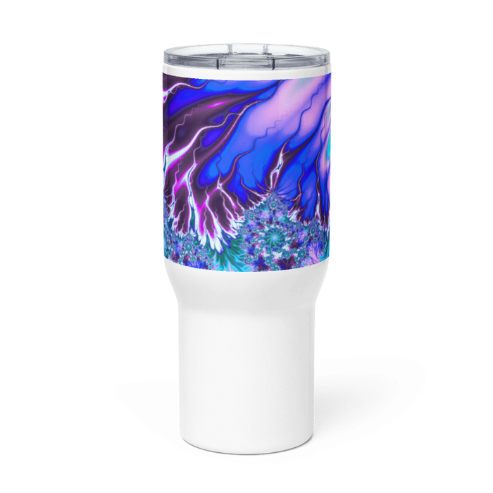 "Flames of Color" Collection - Travel mug with a handle ZKoriginal