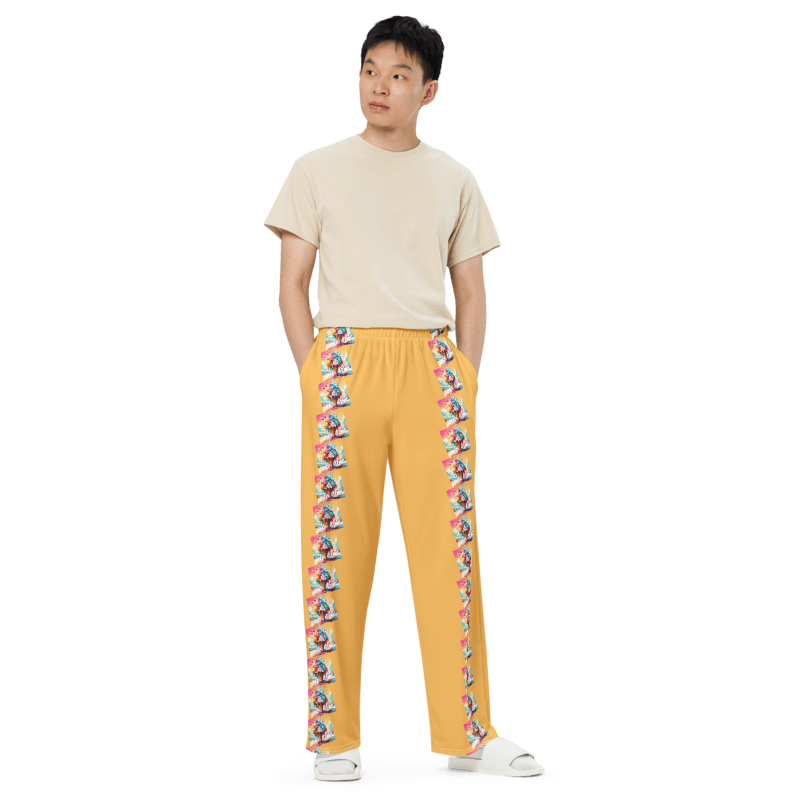 "Eat Me Baby" Collection -Unisex Wide Leg Pants