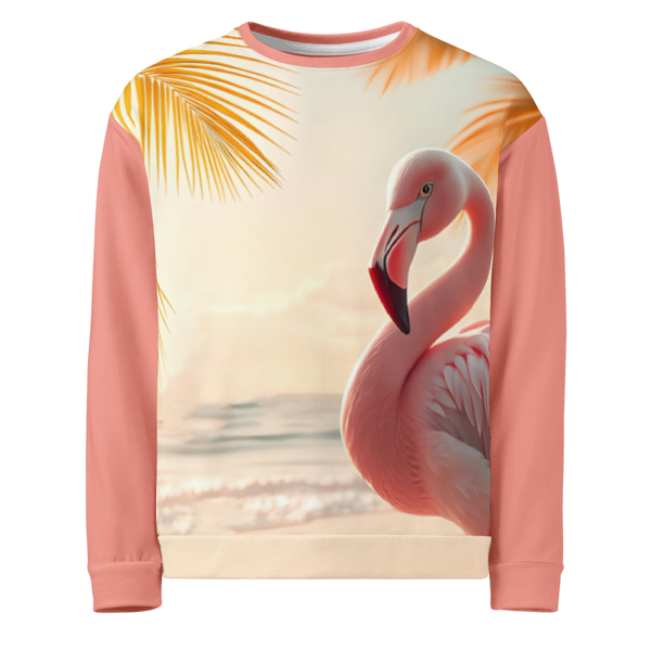 "Majestic Flamingo" Collection - Designer Unisex Sweatshirt