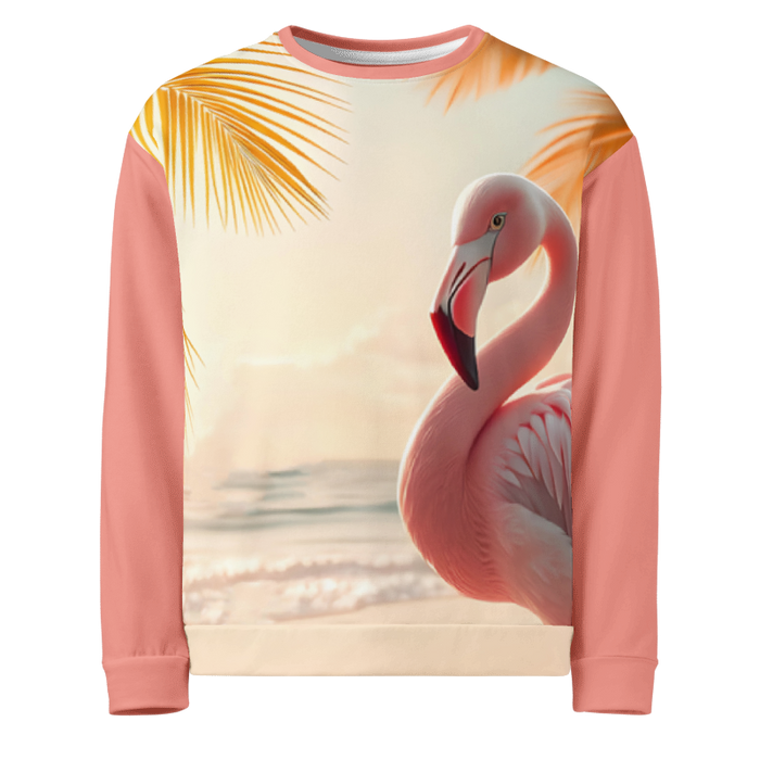 "Majestic Flamingo" Collection - Designer Unisex Sweatshirt