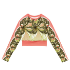 "Wild Lily" Collection - Yoga Long Sleeve Crop Top