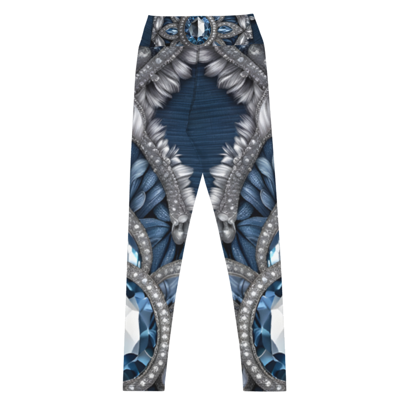 "Denim and Diamonds" Collection - Designer Yoga Leggings