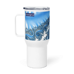 "Fractal Fern" Collection - Travel mug with a handle ZKoriginal