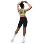 "Wild Lily" Collection - Yoga Long Sleeve Crop Top