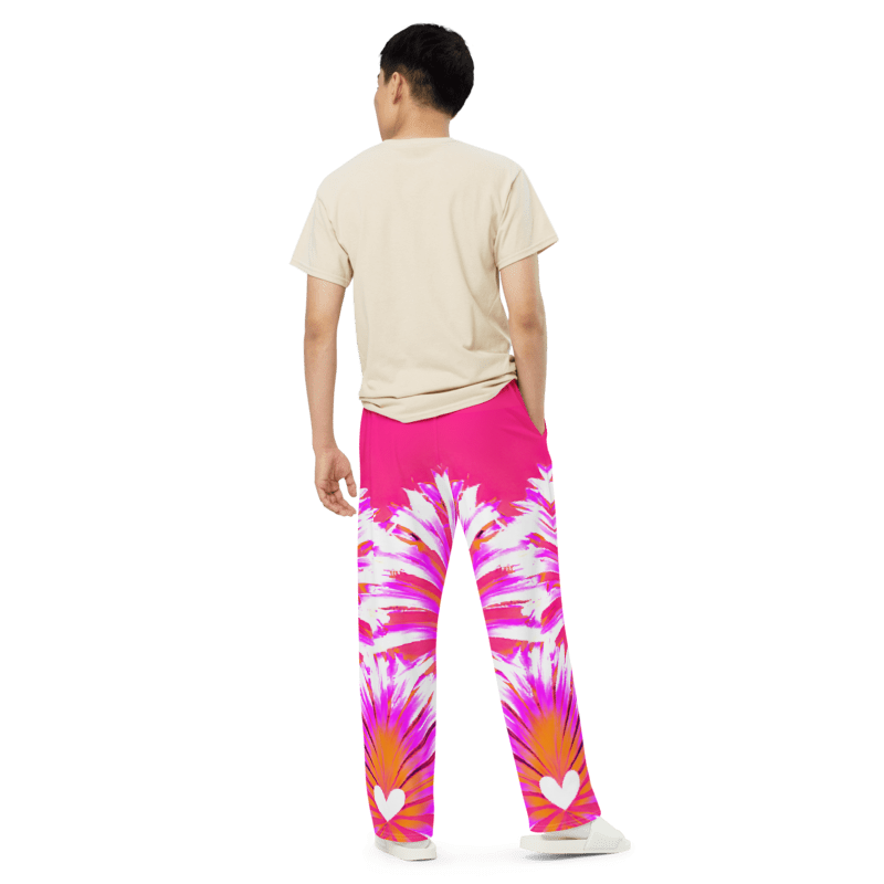 "Heartbeat Couture" Collection - Unisex Wide-Leg Pants