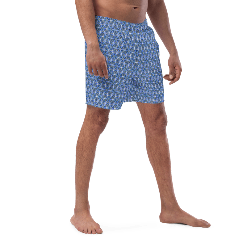 "Whirling Petals" Collection - Men's Swim Trunks