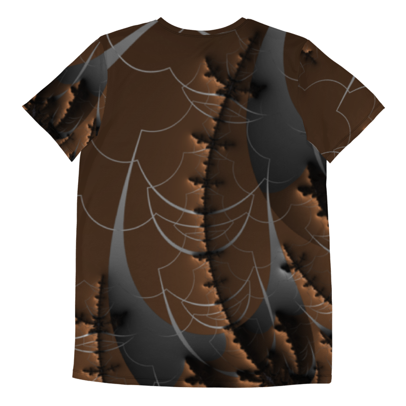 "Earthly Waves" Collection - Men's Athletic T-shirt ZKoriginal