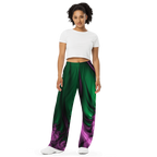 "Aurora Whispers Arctic Chic" Collection - Unisex Designer Wide Leg Pants ZKoriginal