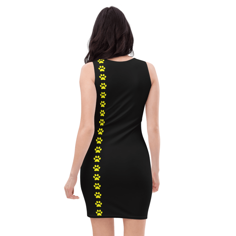 "The Canary" Collection - Cat Face Designer Mini Dress ZKoriginal