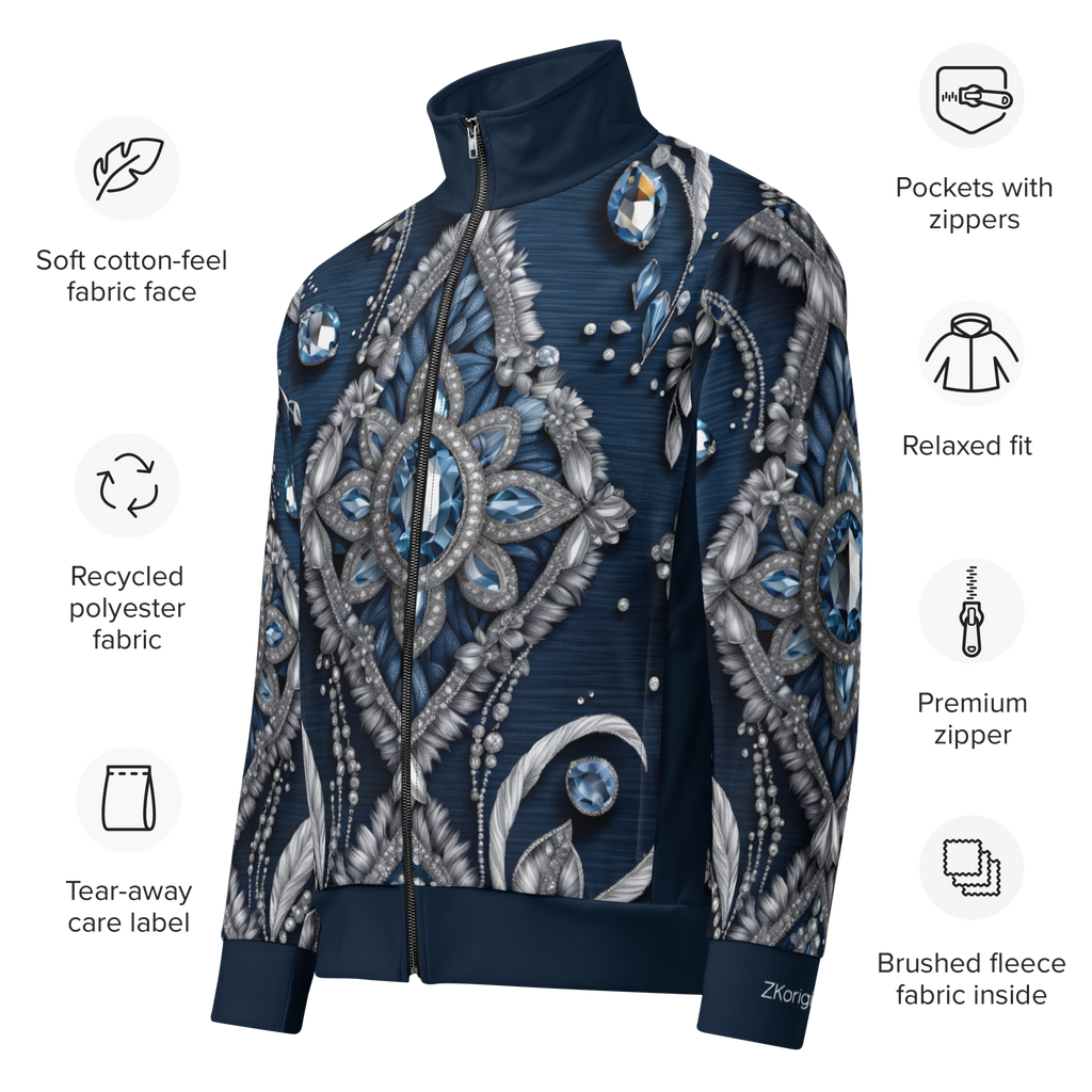 "Denim and Diamonds" Collection - Unisex Track Jacket