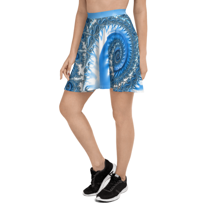 "Fractal Fern" Collection - Designer Skater Skirt