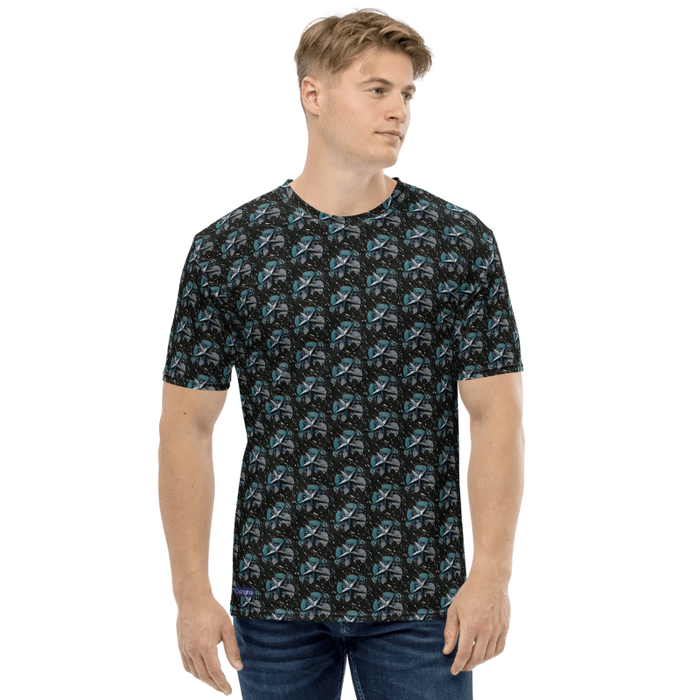 "Galactic Star Rain" Collection - Designer Men's t-shirt