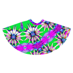 "Electric Bloom" Collection - Designer Skater Skirt