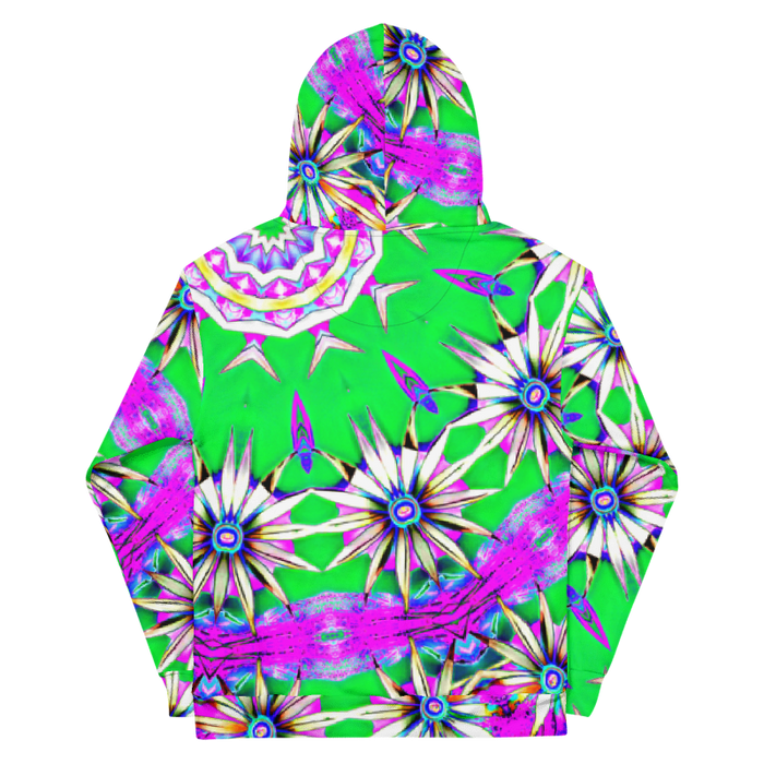 "Electric Bloom" Collection - Designer Unisex Hoodie