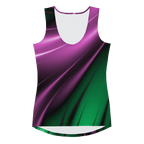 "Aurora Whispers Arctic Chic" Collection - Designer Long Tank Top ZKoriginal