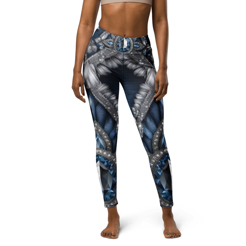 "Denim and Diamonds" Collection - Designer Yoga Leggings