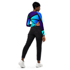 "Mystical Butterfly Bliss" Collection - Recycled Long Sleeve Crop Top ZKoriginal