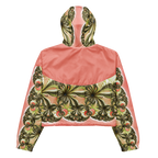 "Wild Lily" Collection - Women’s Cropped Windbreaker