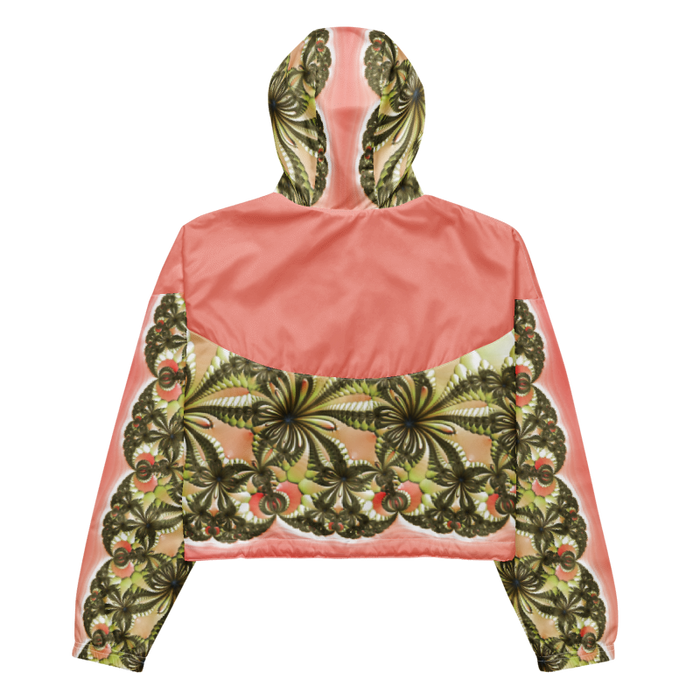 "Wild Lily" Collection - Women’s Cropped Windbreaker