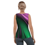 "Aurora Whispers Arctic Chic" Collection - Designer Long Tank Top ZKoriginal