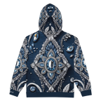 Denim & Diamonds – Designer Unisex Zip Hoodie | ZKoriginal