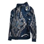 Denim & Diamonds – Designer Unisex Zip Hoodie | ZKoriginal