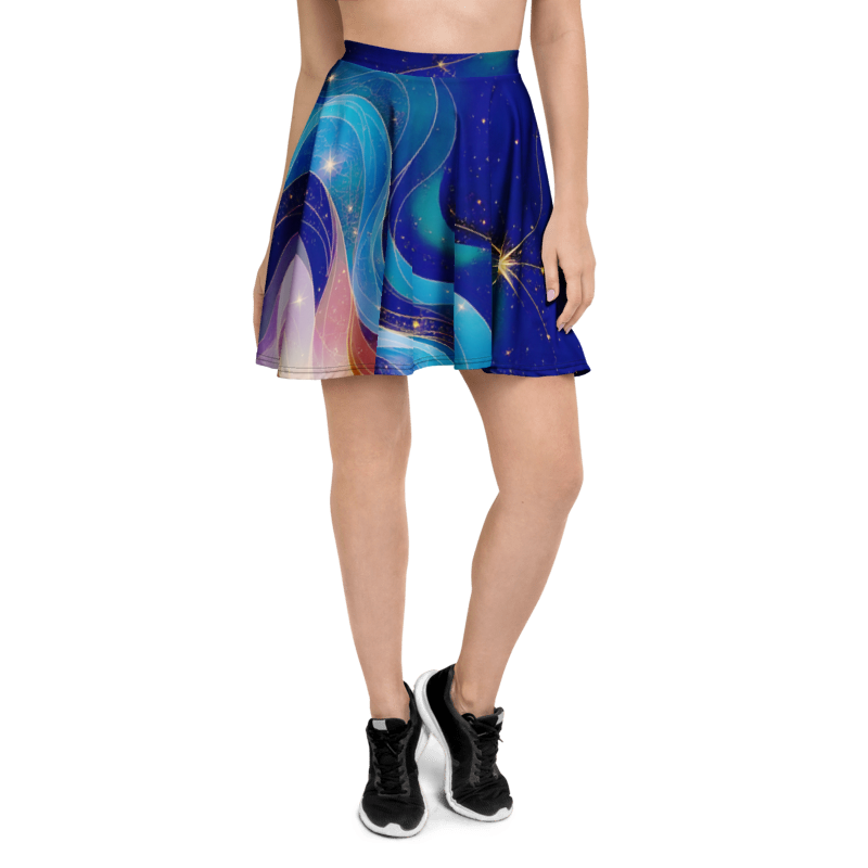 "Coral Tides" Collection - Designer Skater Skirt