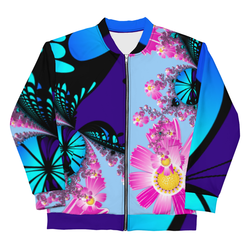 "Mystical Butterfly Bliss" Collection - Unisex Designer Bomber Jacket ZKoriginal