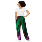 "Aurora Whispers Arctic Chic" Collection - Unisex Designer Wide Leg Pants ZKoriginal