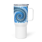"Fractal Fern" Collection - Travel mug with a handle ZKoriginal