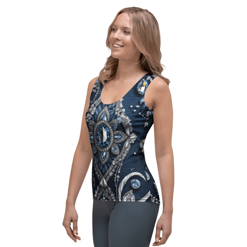 "Denim and Diamonds" Collection - Designer Tank Top