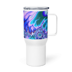 "Flames of Color" Collection - Travel mug with a handle ZKoriginal