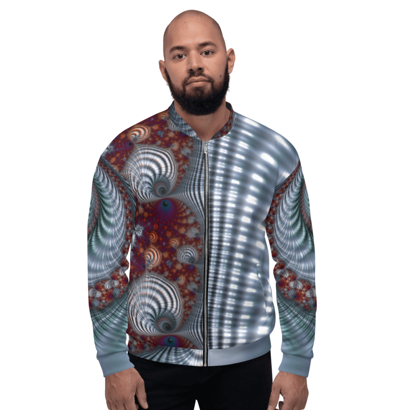 "Fractal Seashell" Collection - Unisex Bomber Jacket ZKoriginal