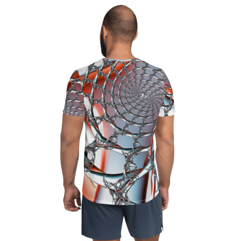 "Celestial Silk Threads" Collection - Designer Men's Athletic T-shirt ZKoriginal