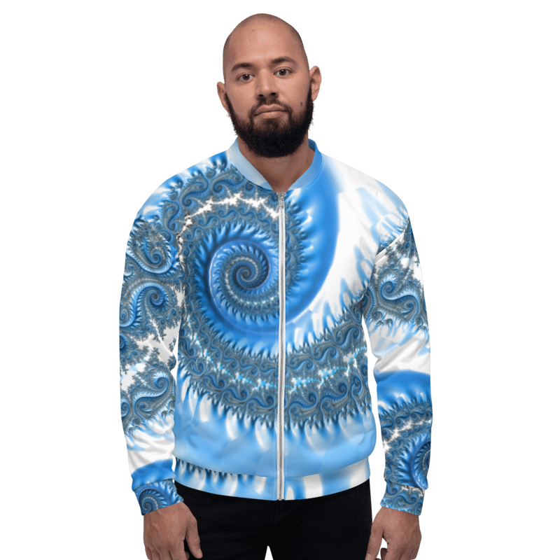 "Fractal Fern" Collection - Unisex Bomber Jacket ZKoriginal