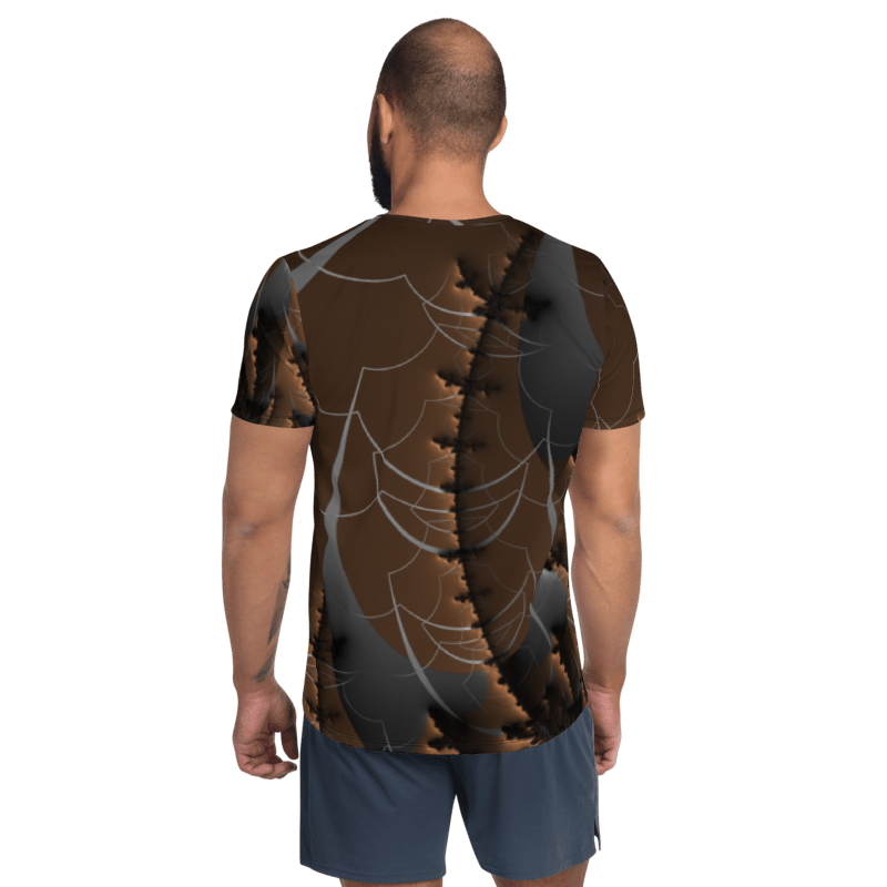 "Earthly Waves" Collection - Men's Athletic T-shirt ZKoriginal