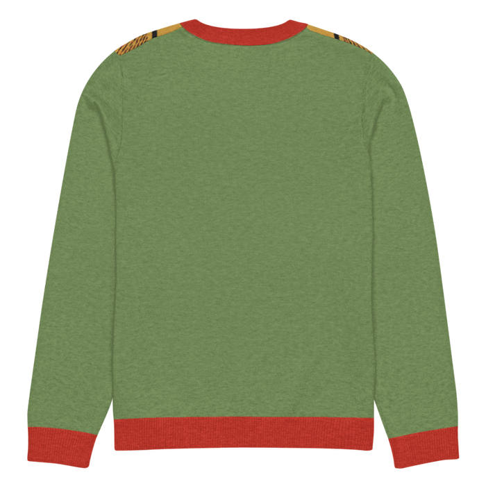 "Winter’s Radiance" Collection - Knitted Crew Neck Sweater