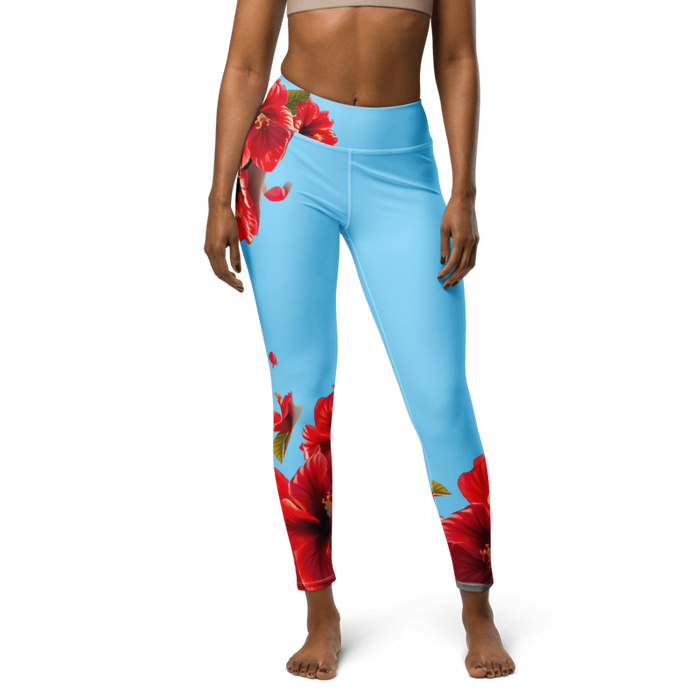 "Majestic Flamingo" Collection - Yoga Long Leggings