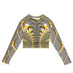 "Golden Meridian" Collection - Long Sleeve Crop Top