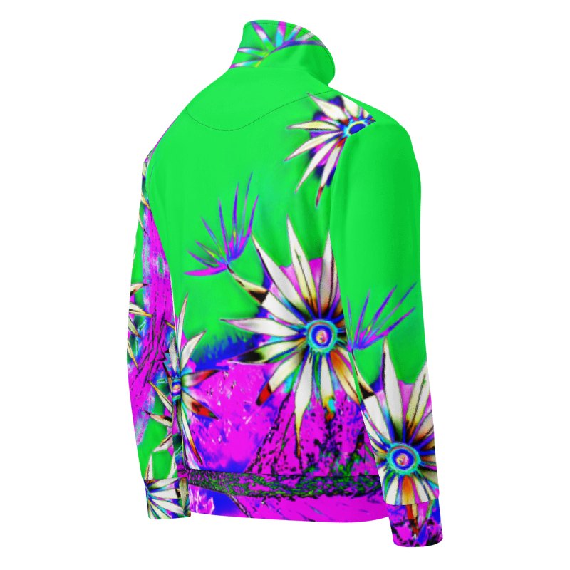 "Electric Bloom" Collection - Unisex track jacket