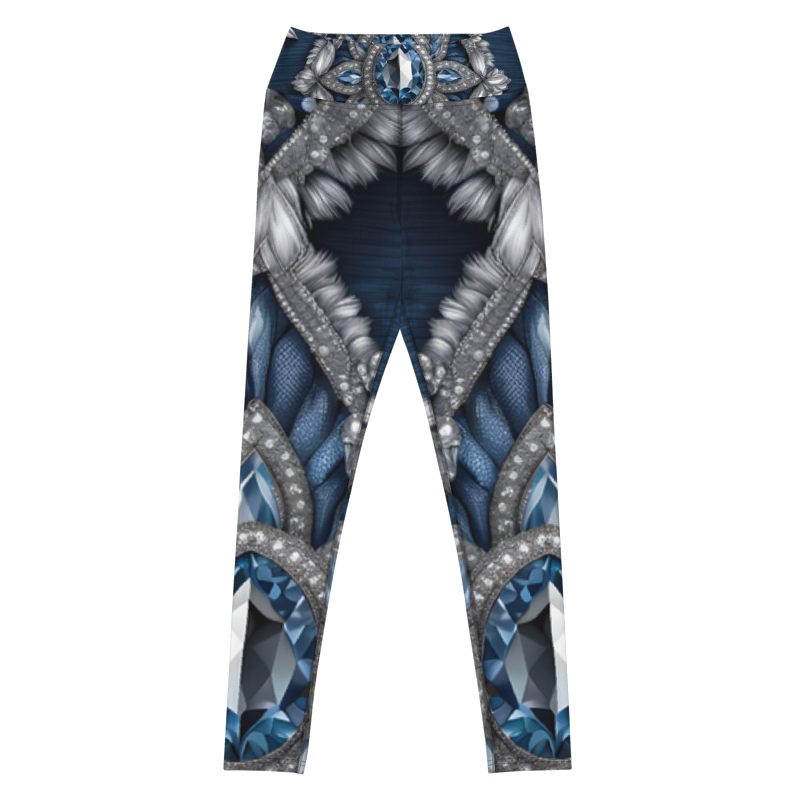 "Denim and Diamonds" Collection - Designer Yoga Leggings