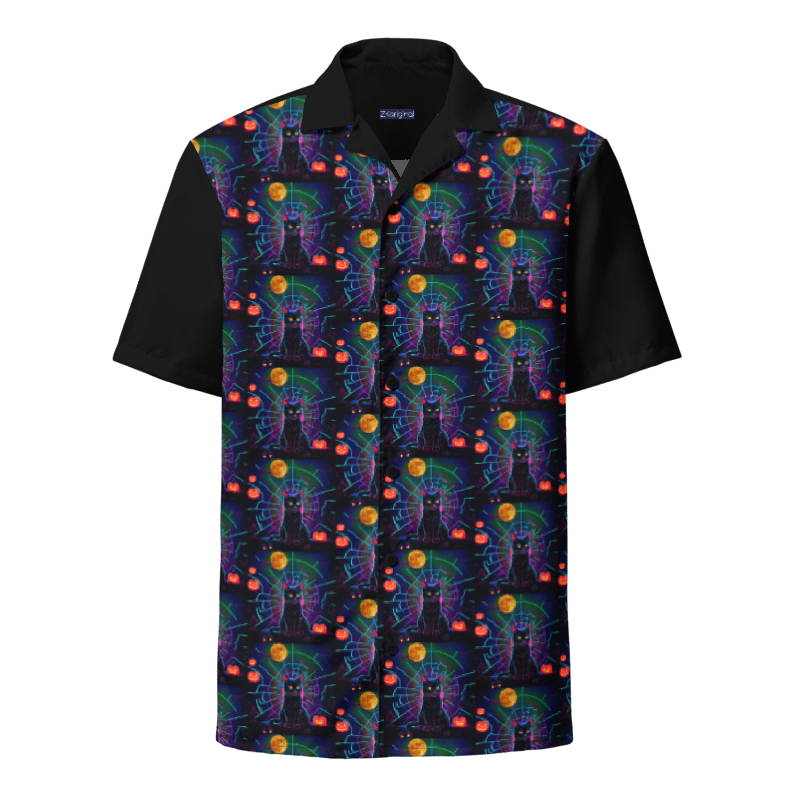 "Black Cats" Collection - Unisex Button Shirt