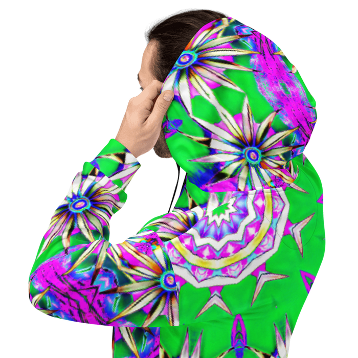 "Electric Bloom" Collection - Designer Unisex Hoodie