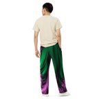 "Aurora Whispers Arctic Chic" Collection - Unisex Designer Wide Leg Pants ZKoriginal