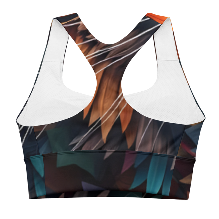 "Cat Lovers" Collection - Recycled Longline Sports Bra