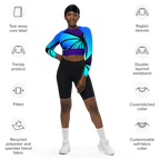 "Mystical Butterfly Bliss" Collection - Recycled Long Sleeve Crop Top ZKoriginal