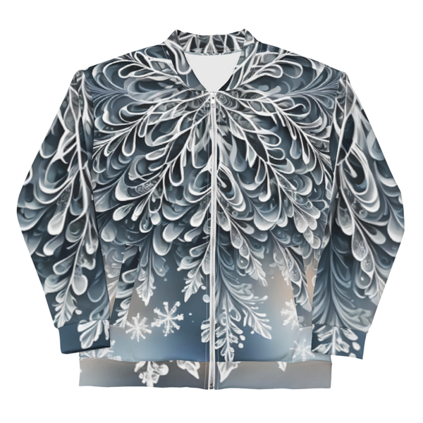 "Frosted Elegance" Collection - Unisex Bomber Jacket