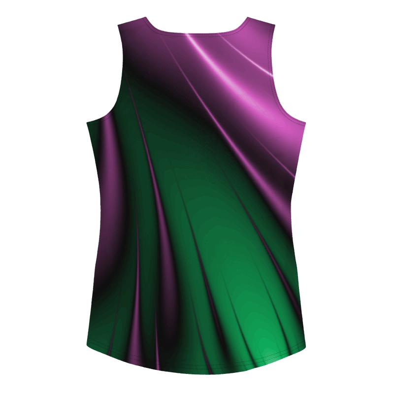 "Aurora Whispers Arctic Chic" Collection - Designer Long Tank Top ZKoriginal