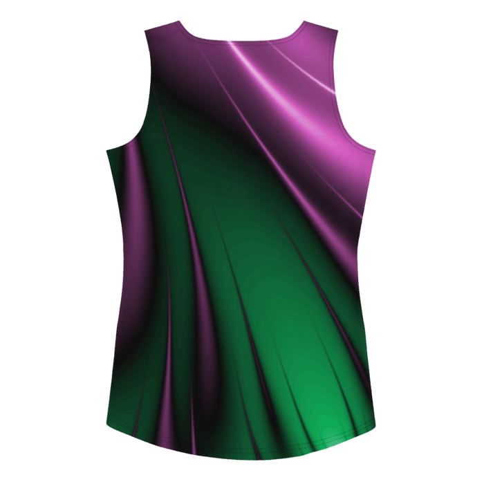 "Aurora Whispers Arctic Chic" Collection - Designer Long Tank Top ZKoriginal