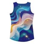 "Coral Tides" Collection - Designer Long Tank Top